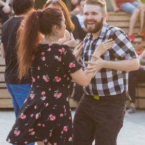 Salsa tanzendes Pärchen